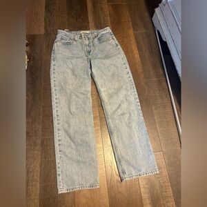 Levi’s straight leg/wide leg, low waist jeans size 29 women’s